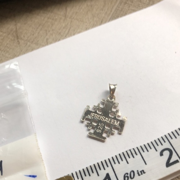 Jerusalem cross 925 Sterling silver - Picture 3 of 4